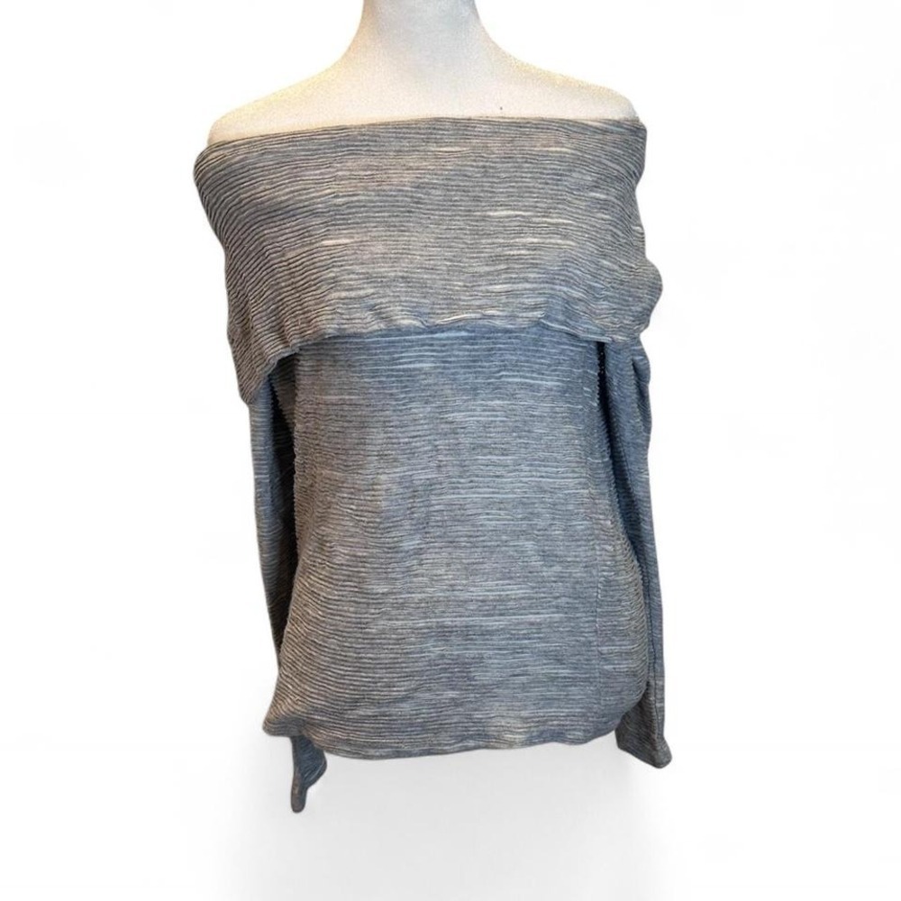 Anthropologie Dolan Gray Off the Shoulder Long Sleeve Knit Top‎ Sz Medium